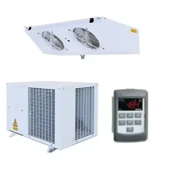Split silencieux MT 6.5 CV. évap. bas profil R134a 400V-III-50Hz pour chambre froide positive