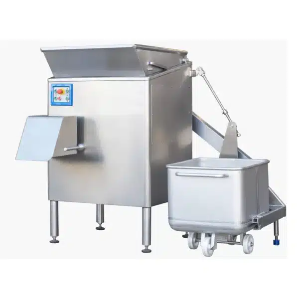 Hachoir automatique industriel angulaire capacité trémie 225 L
