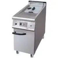Friteuse à gaz inox sur coffre 20 litres