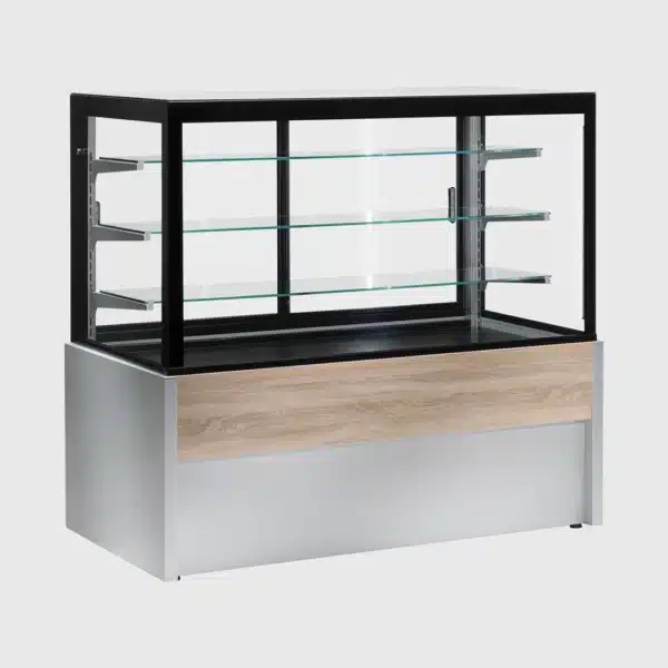 Vitrine réfrigérée KRISTALL version self service ventilée sans réserve groupe logé R290 L 1200 mm
