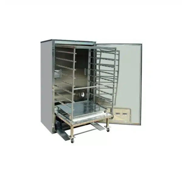 Fumoir professionnel électrique FM6/100 avec générateur électrique 250 kg de viandes ou 410 poissons – Image 2