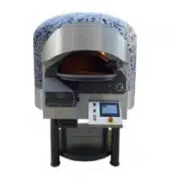 Four à pizza rotatif à bois/gaz 6 pizzas