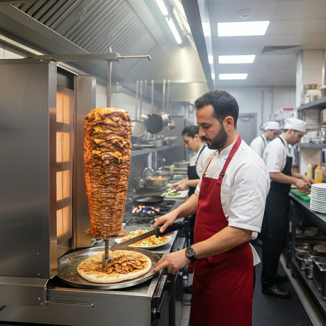 Shoarma Brûleur Céramique Gaz