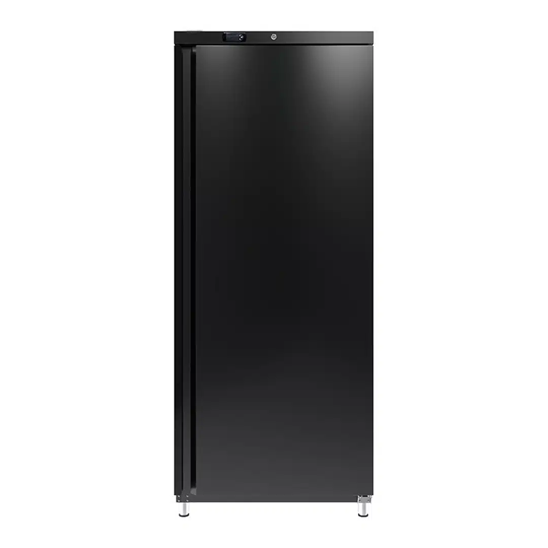 Armoire réfrigérée positive noire porte pleine - 600 L – Image 2