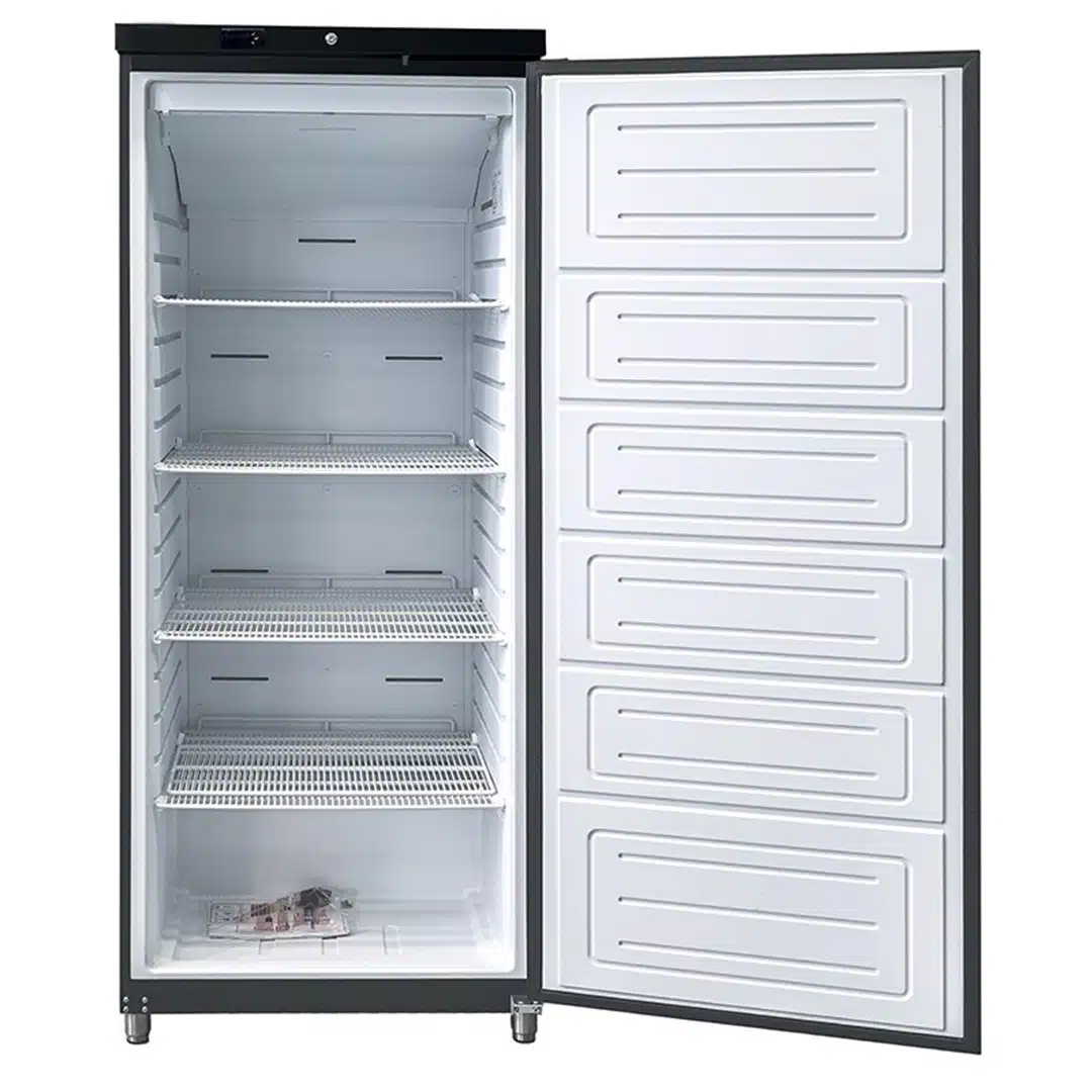 Armoire réfrigérée positive noire porte pleine - 600 L – Image 3