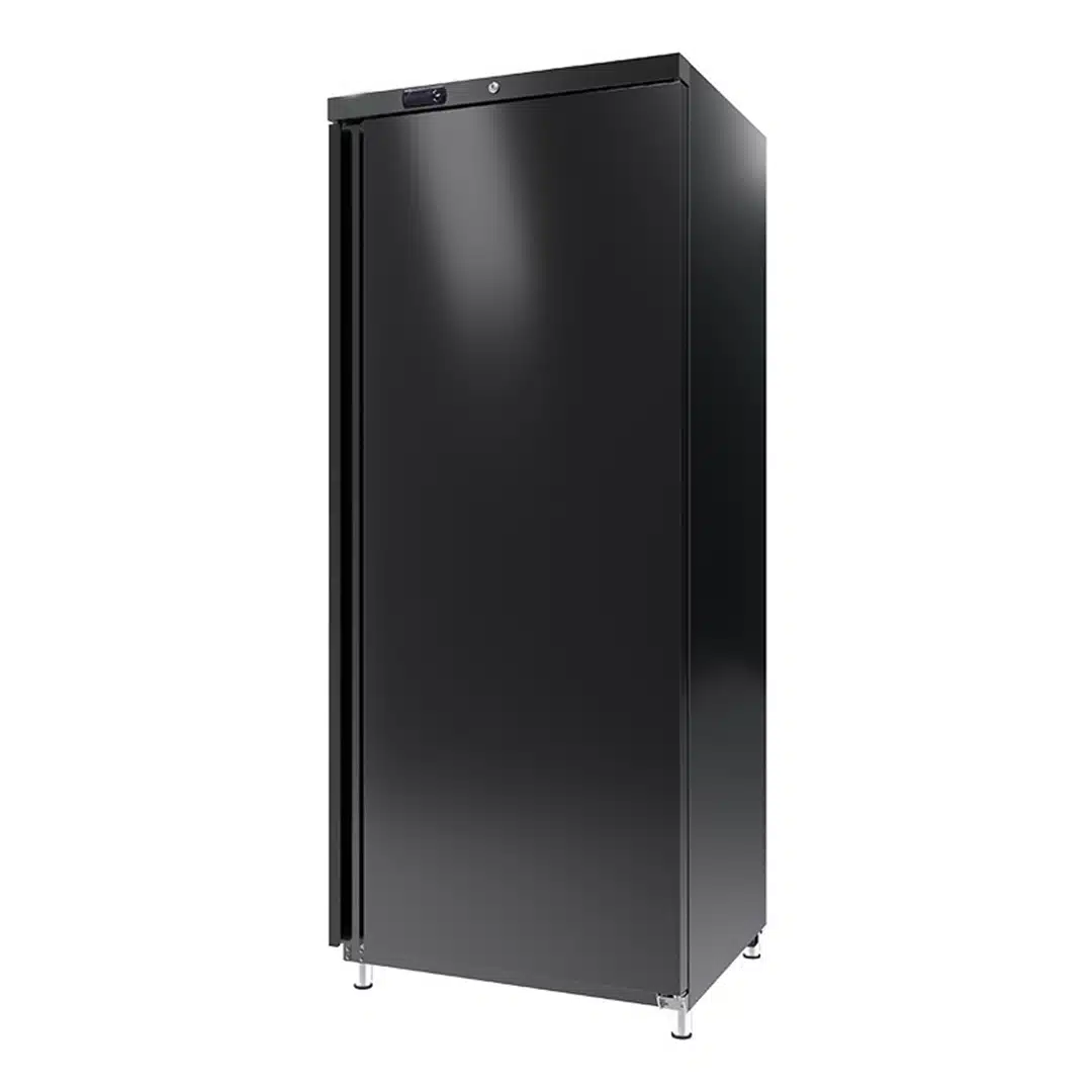 Armoire réfrigérée positive noire 600 L