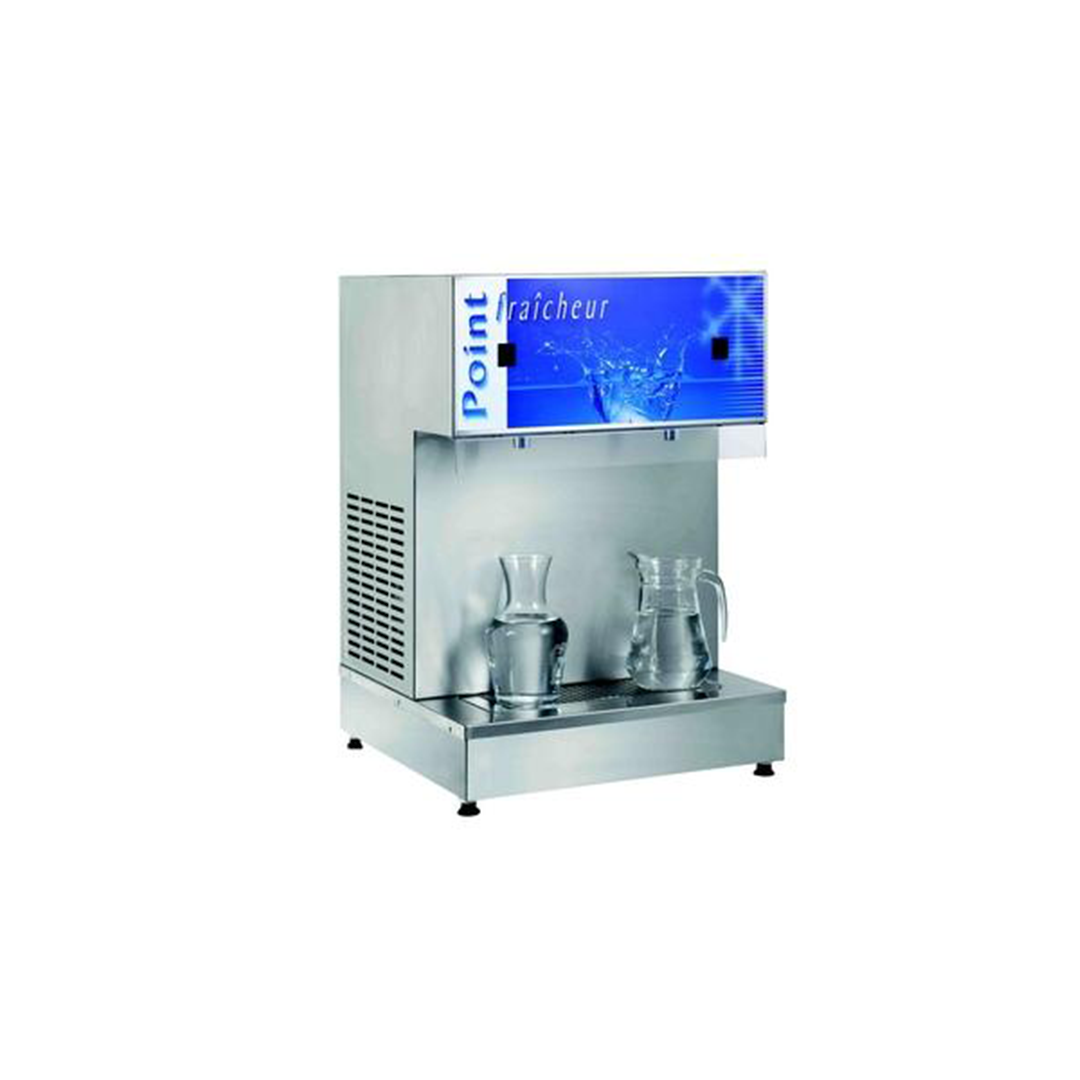 Fontaine à eau inox sur comptoir