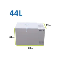 Glacière réfrigérée professionnelle inox 44 L