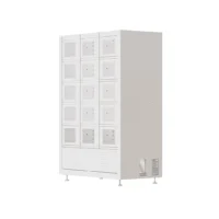 Armoire réfrigérée positive noire 15 casiers