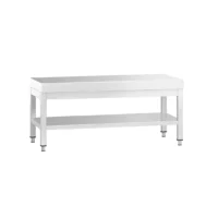 Table de travail inox L 1000 x P 600 mm