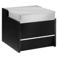 Meuble caisse noir
