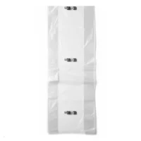 Sac plastique 5 kg neutre/transparent - 220+50x600mm 50my - Lot de 800