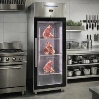 Armoire de présentation pour viande 1 porte vitrée