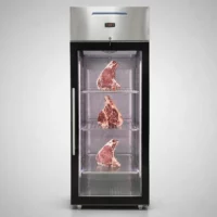 Armoire de présentation 1 porte vitrée