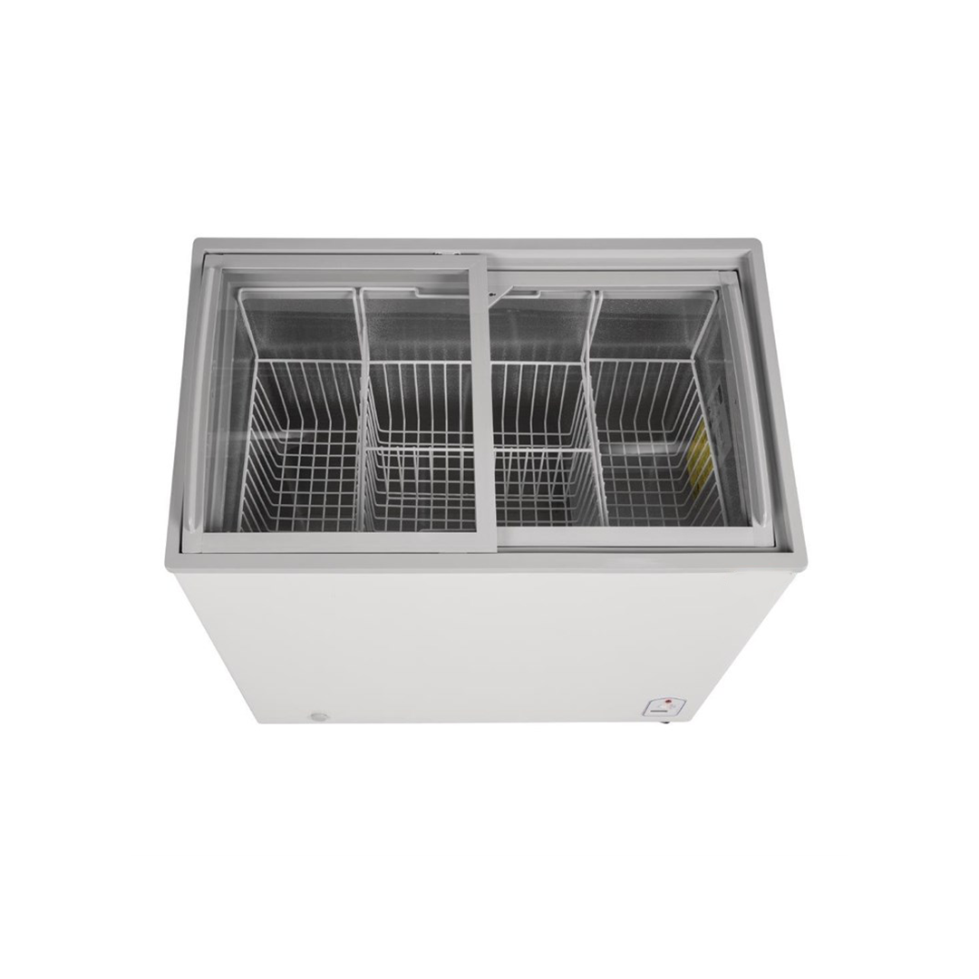 Congélateur coffre professionnel vitré - 200 L – Image 2