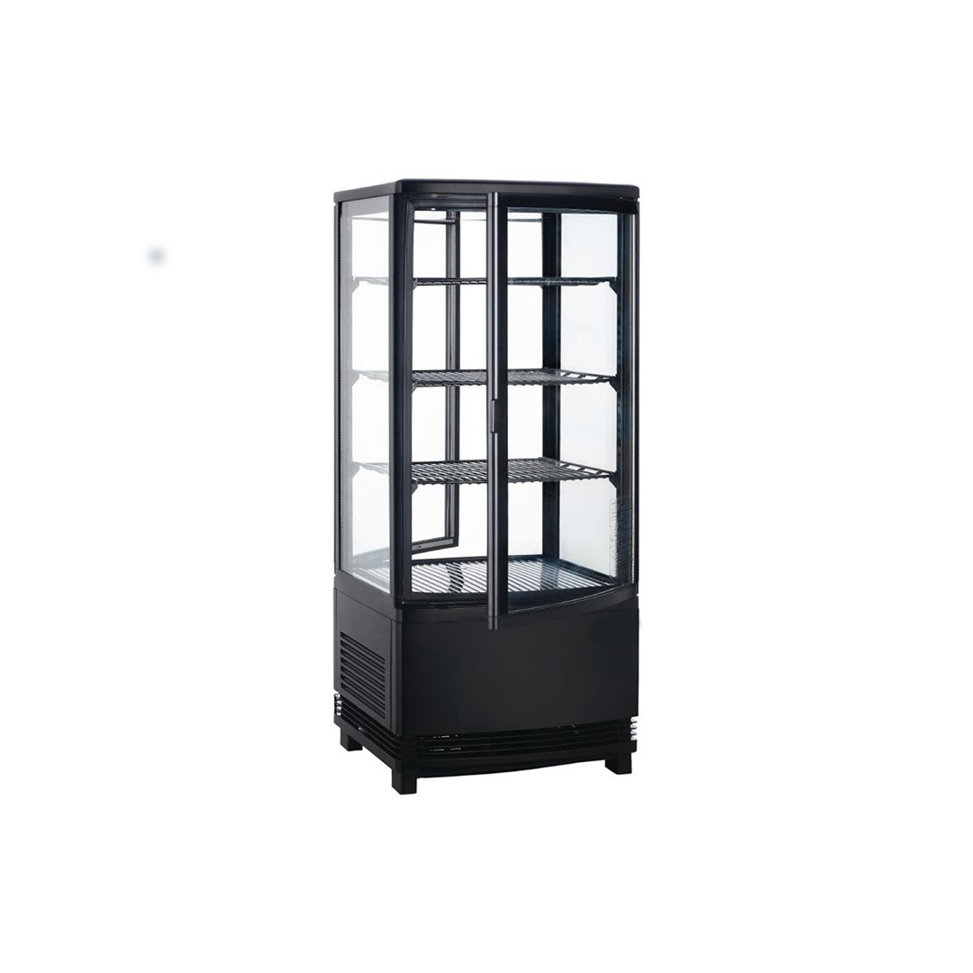 Vitrine réfrigérée porte incurvée 86 L