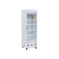 Vitrine réfrigérée positive blanche 368 L