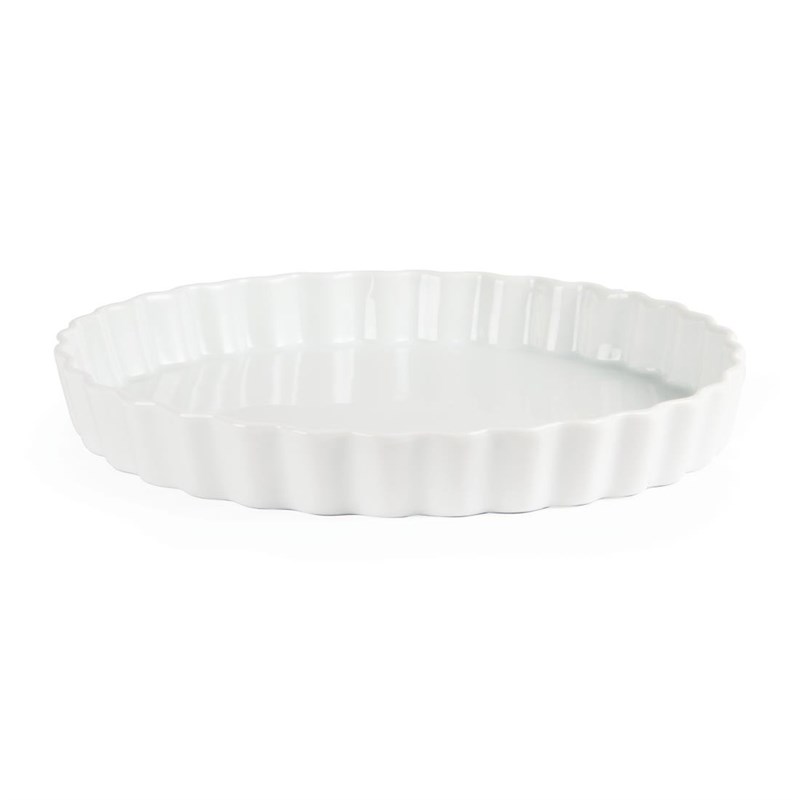 Plat à tarte en porcelaine