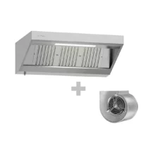 Hotte murale professionnelle avec moteur