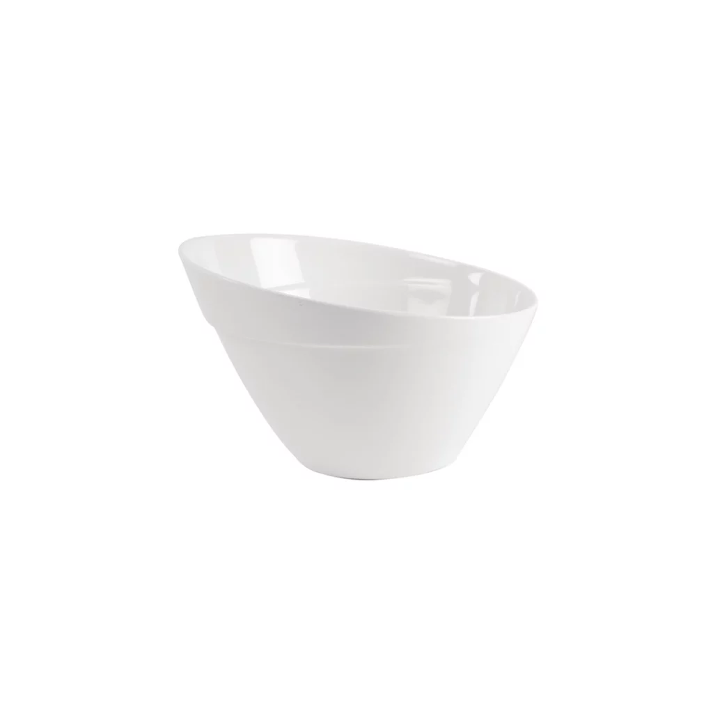 Saladier en mélamine blanc 5 L